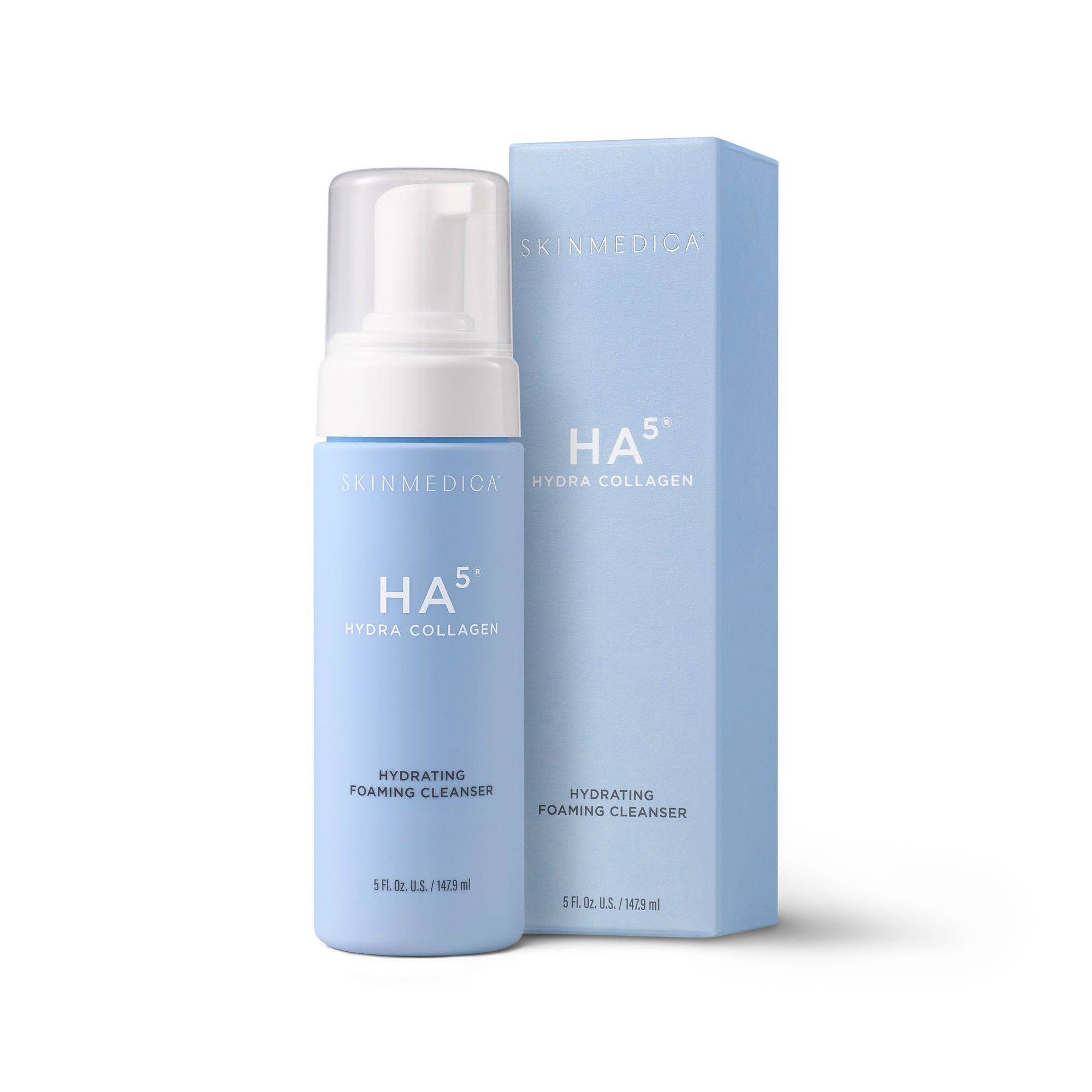 SkinMedica HA⁵® Hydra Collagen Hydrating Foaming Cleanser with Vegan Collagen