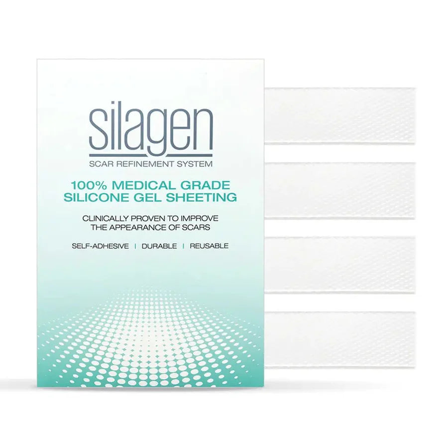 Silagen 1″ X 6″ Silicone Strips CLEAR