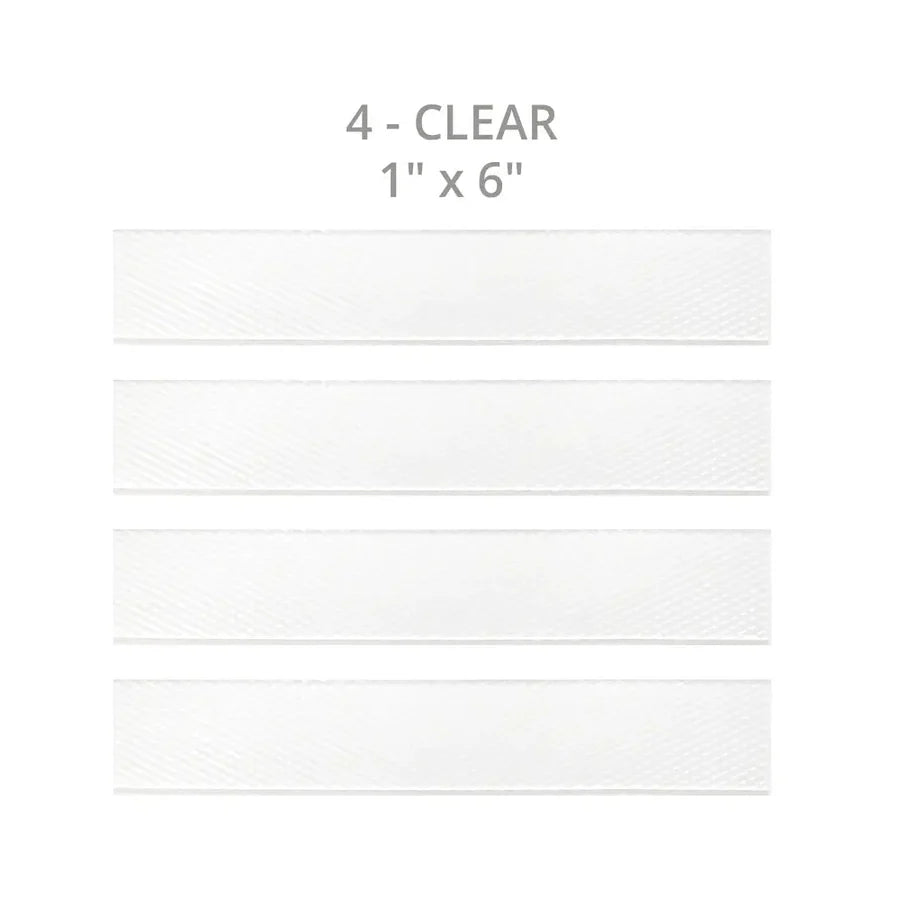 Silagen 1″ X 6″ Silicone Strips CLEAR