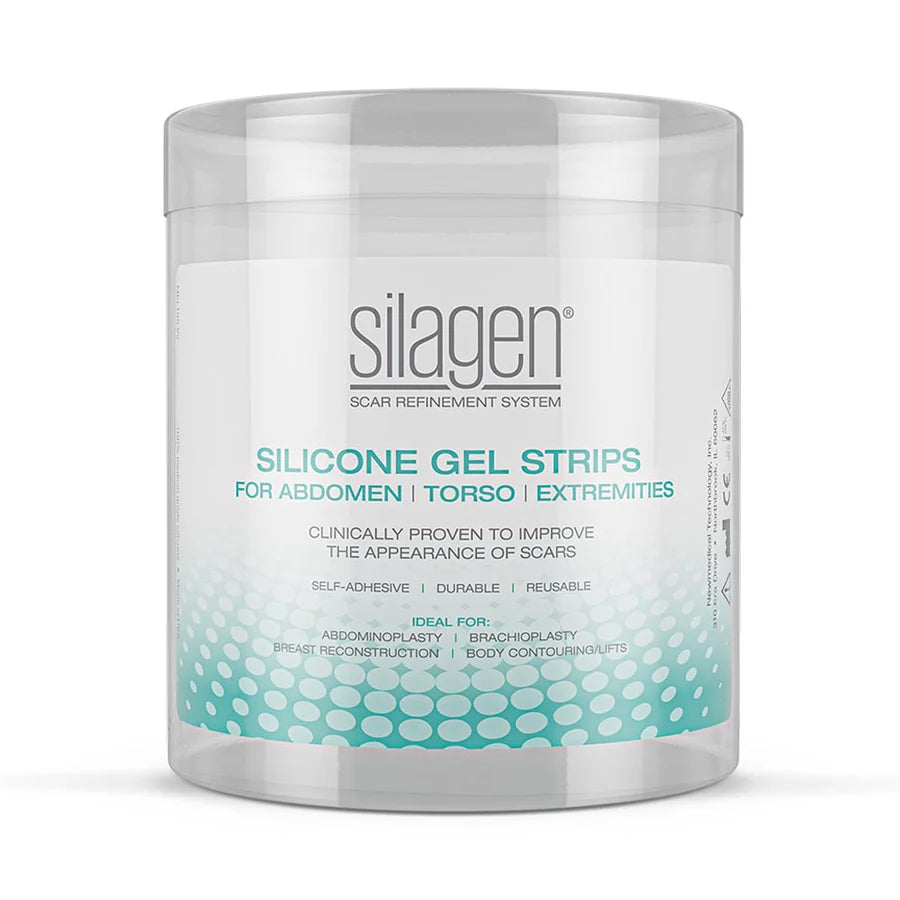 Silagen Silicone Extremity/ Abdominal Sheet 2" x 24" CLEAR
